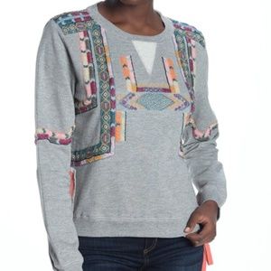 Let Me Be | Reaching Out Beaded Sweatshirt | L